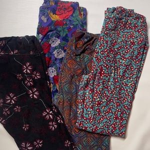 Lot of 4- LuLaRoe OS leggings